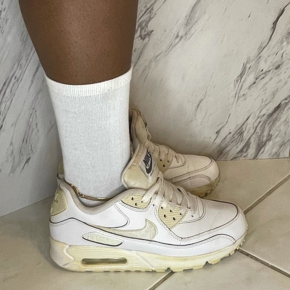 Nike Air Max 90 – White – Size 5.5Y / Women’s 7 – Classic Style - Picture 6 of 7